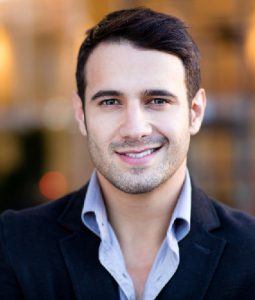 'man smiling'